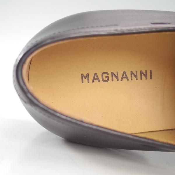 未使用★(スペイン製)マグナーニ SIZE 40【★プレーントゥ/NEGRO】18827/カーフ/黒/メンズ/シューズ/MAGNANNI★d555
