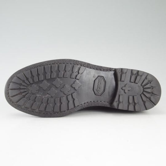 極上★(伊)F.LLI ジャコメッティ SIZE 41【定価10万円以上★ノルベジェーゼ製法/Uチップ】カーフ/黒/メンズ/靴/Giacometti★d560