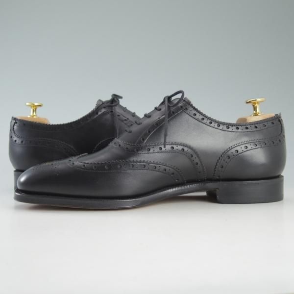 未使用★(英)グレンソン 8F【★フルブローグ/BATH】22356-01/カーフ/黒/メンズ/GRENSON★d565