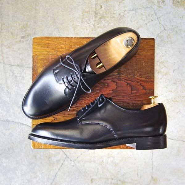 【未使用/サイズ8.5】CHEANEY ( チーニー ) 、フェンチャーチ、黒！ 新品☆(英)チーニー 8F【☆プレーントゥ/1886ラスト/ALDERTON