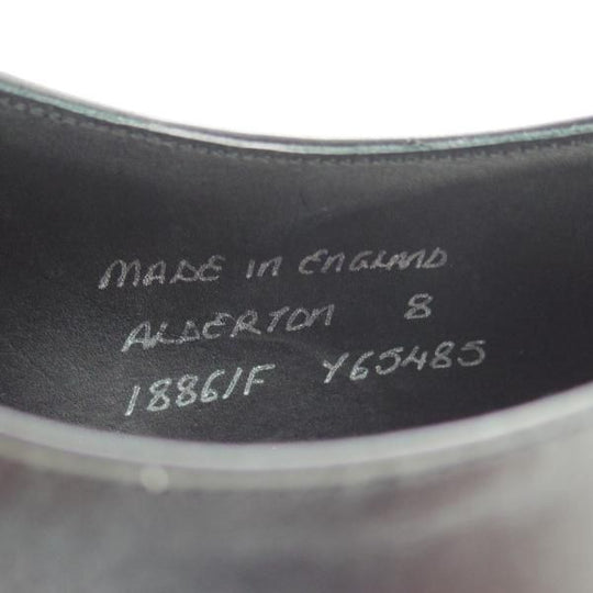 新品★(英)チーニー 8F【★プレーントゥ/1886ラスト/ALDERTON】5793-72/カーフ/黒/メンズ/CHEANEY★d566