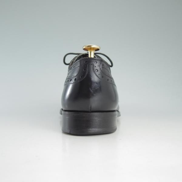 極上★(英)グレンソン 7F【★セミブローグ】6647-01/カーフ/黒/メンズ/GRENSON★d567