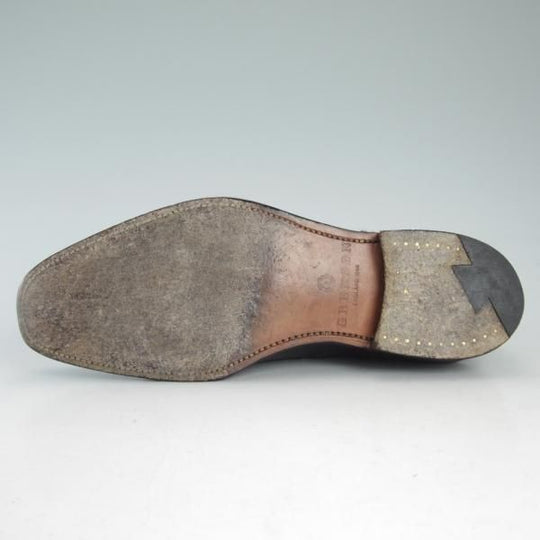 極上★(英)グレンソン 7F【★セミブローグ】6647-01/カーフ/黒/メンズ/GRENSON★d567