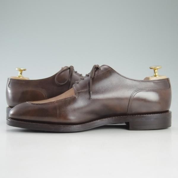 美品★ジョンロブ 7E【限定仕様★CHAMBORD2/シャンボード/8695ラスト】ミスティカーフ/パリジャンブラウン/濃茶/Uチップ/JOHN LOBB★d570