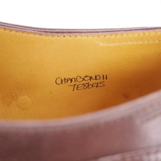 美品★ジョンロブ 7E【限定仕様★CHAMBORD2/シャンボード/8695ラスト】ミスティカーフ/パリジャンブラウン/濃茶/Uチップ/JOHN LOBB★d570