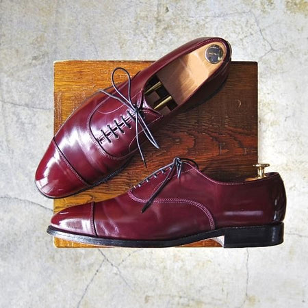 極上★(米)アレンエドモンズ 9C【定価￥74,520-★パークアベニュー/Park Avenue】ストレートチップ/ポリッシュレザーALLEN EDMONDS★d572