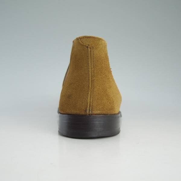 極美品★(英)チーニー 6.5F【貴重★サイドゴア/ショートブーツ】125ラスト/5785-22/スエード/茶/マラッカ/MARACCA/メンズ/CHEANEY★d577