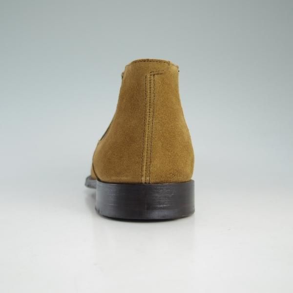極美品★(英)チーニー 6.5F【貴重★サイドゴア/ショートブーツ】125ラスト/5785-22/スエード/茶/マラッカ/MARACCA/メンズ/CHEANEY★d577