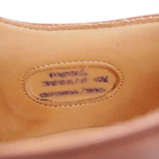 美品★(英)チーニー 6.5F【★(英)ポールスミス別注/3888ラスト】ストレートチップ/カーフ/茶/メンズ/シューズ/靴/Paul Smith/CHEANEY★d578