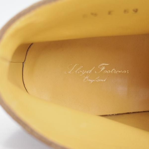 美品★ロイドフットウェア 5.5E【ダイナイトソール仕様★(英)BARKER製】チャッカブーツ/スエード/茶/バーカー/Lloyd Footwear★d580