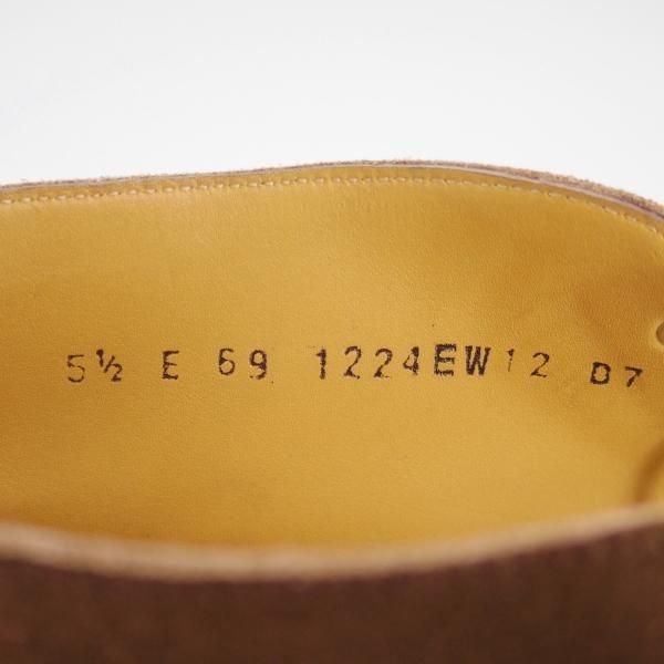 美品★ロイドフットウェア 5.5E【ダイナイトソール仕様★(英)BARKER製】チャッカブーツ/スエード/茶/バーカー/Lloyd Footwear★d580