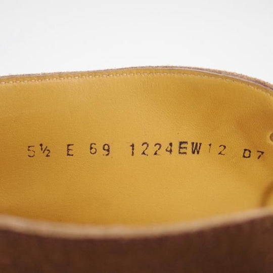 美品★ロイドフットウェア 5.5E【ダイナイトソール仕様★(英)BARKER製】チャッカブーツ/スエード/茶/バーカー/Lloyd Footwear★d580