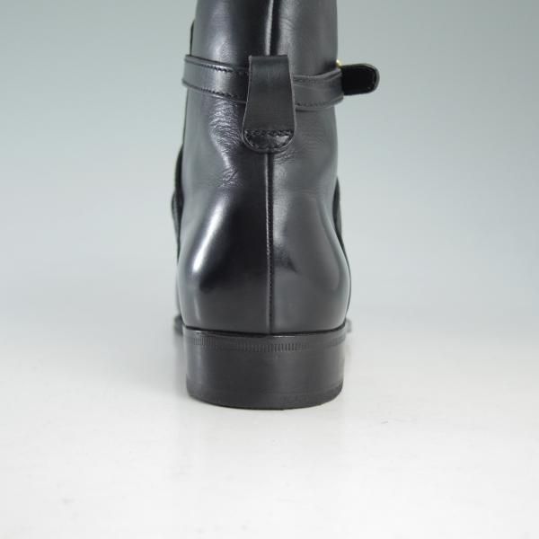 極上★(伊)タニノクリスチー(レディース) SIZE 36【定価10万円以上★ジョッパーブーツ】カーフ/黒/シューズ/TANINO CRISCI★d584