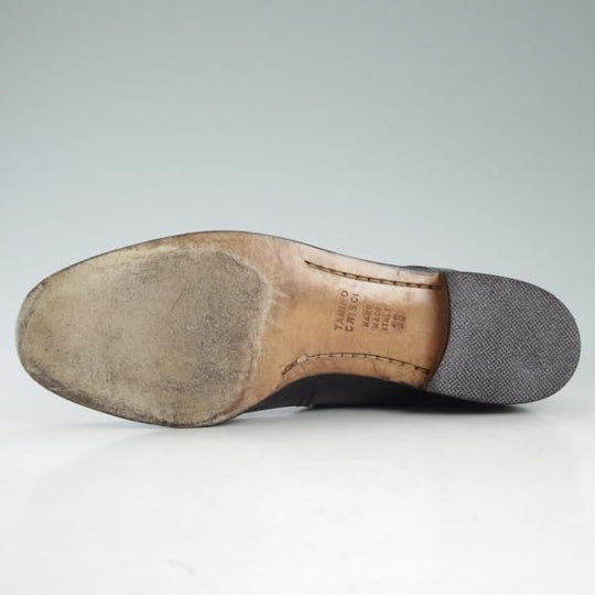 極上★(伊)タニノクリスチー(レディース) SIZE 36【定価10万円以上★ジョッパーブーツ】カーフ/黒/シューズ/TANINO CRISCI★d584