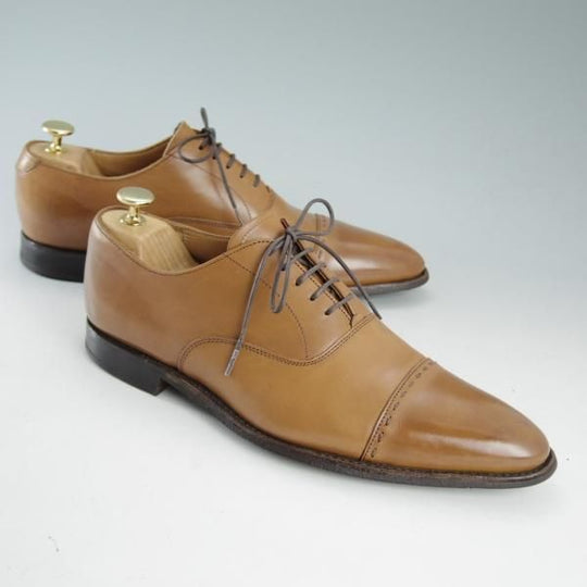 極上★(英)チーニー 7F【貴重★(英)ポールスミス別注/Paul Smith】10994ラスト/ストレートチップ/カーフ/茶/メンズ/靴/CHEANEY★d586
