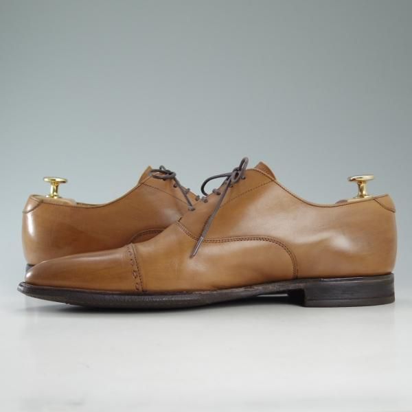 極上★(英)チーニー 7F【貴重★(英)ポールスミス別注/Paul Smith】10994ラスト/ストレートチップ/カーフ/茶/メンズ/靴/CHEANEY★d586