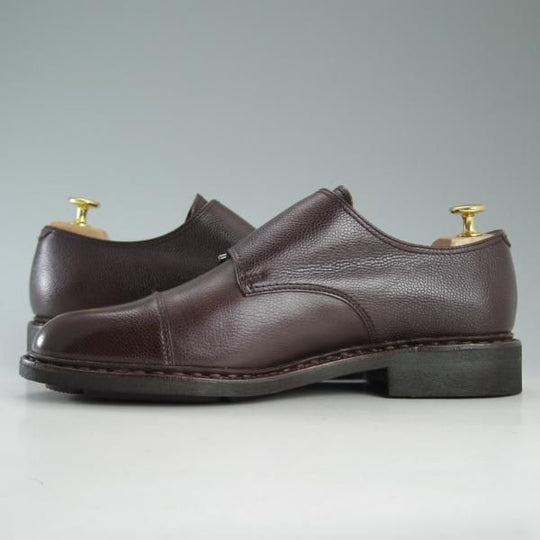 極美品★パラブーツ 6.5【定価￥70,200-★POE/ビームス別注/BEAMS】ダブルモンク/アクティブソール/グレイン/メンズ/Paraboot★d588