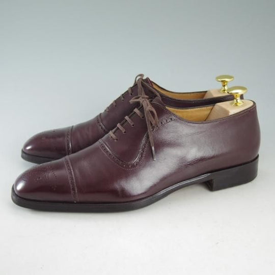 極上★Hidetaka Fukaya/ヒデタカフカヤ SIZE 39.5【★トゥモローランド/TOMORROWLAND別注】セミブローグ/カーフ/メンズ/シューズ★d589