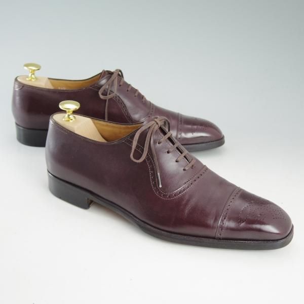 極上★Hidetaka Fukaya/ヒデタカフカヤ SIZE 39.5【★トゥモローランド/TOMORROWLAND別注】セミブローグ/カーフ/メンズ/シューズ★d589