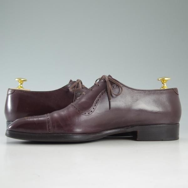 極上★Hidetaka Fukaya/ヒデタカフカヤ SIZE 39.5【★トゥモローランド/TOMORROWLAND別注】セミブローグ/カーフ/メンズ/シューズ★d589