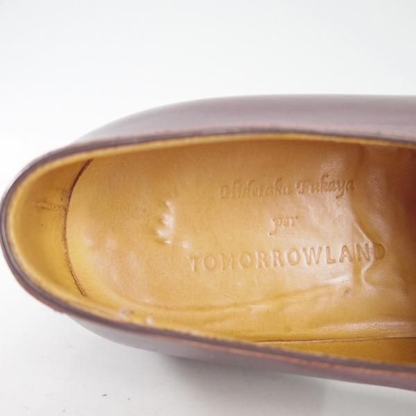 極上★Hidetaka Fukaya/ヒデタカフカヤ SIZE 39.5【★トゥモローランド/TOMORROWLAND別注】セミブローグ/カーフ/メンズ/シューズ★d589
