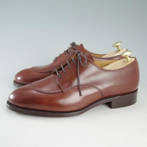 未使用★トリッカーズ SIZE 7【貴重★ドレスライン/Uチップ/5764-2】カーフ/茶/メンズ/シューズ/短靴/Tricker's★d591