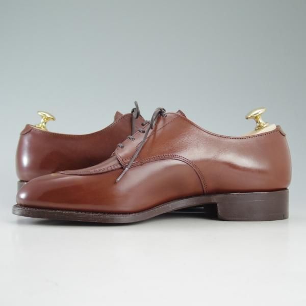 未使用★トリッカーズ SIZE 7【貴重★ドレスライン/Uチップ/5764-2】カーフ/茶/メンズ/シューズ/短靴/Tricker's★d591