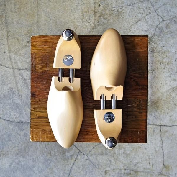 極上★ジョンロブ UK5.5〜6程度【★純正シューツリー】木製シューキーパー/メンズ/JOHN LOBB★d592