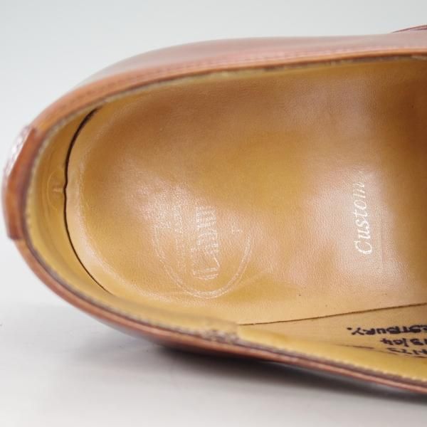 極上★チャーチ 60F/UK6【★ウェストバリー/WESTBURY/173ラスト】4都市ロゴ/ネバダカーフ/モンクストラップ/茶/メンズ/Church's★d595