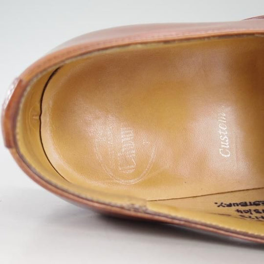 極上★チャーチ 60F/UK6【★ウェストバリー/WESTBURY/173ラスト】4都市ロゴ/ネバダカーフ/モンクストラップ/茶/メンズ/Church's★d595