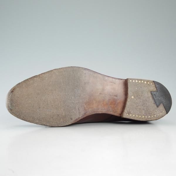 極上★クロケット&ジョーンズ 6.5E【★ロイドフットウェア別注/LloydFootwear】ダブルモンク/317ラスト/カーフ/茶/Crockett&Jones★d596