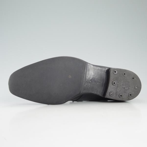 極上★クロケット&ジョーンズ 6E【★ハンドグレードライン/STANLEY】337ラスト/プレーントゥ/Vフロント/カーフ/黒/Crockett&Jones★d599
