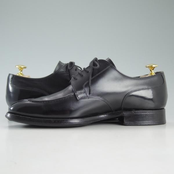 美品★(英)チーニー 6F【★トゥモローランド別注/TOMORROWLAND】3888ラスト/Uチップ/カーフ/黒/メンズ/シューズ/靴/CHEANEY★d602