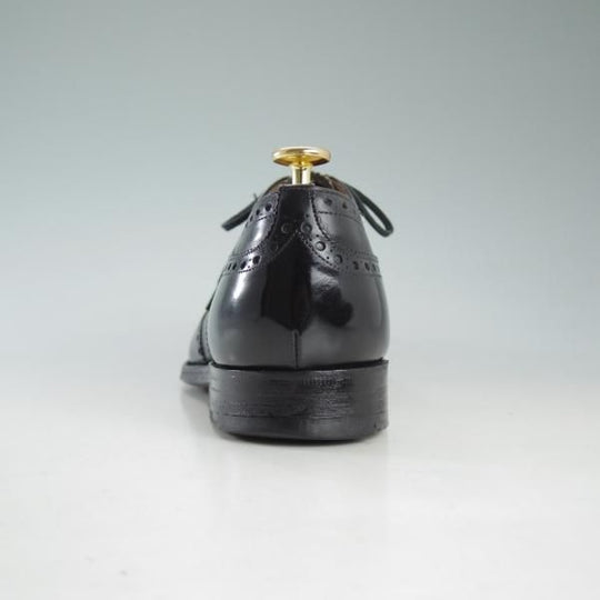 極上★チャーチ 90E/UK9【旧チャーチ★73ラスト/CHETWYND/チェットウィンド】3都市ロゴ/フルブローグ/カーフ/黒/メンズ/Church's★d606