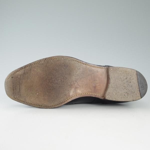 極上★チャーチ 95G/UK9.5【旧チャーチ★ブックバインダーカーフ/73ラスト】3都市ロゴ/CROMWELL/セミブローグ/黒/メンズ/Church's★d607