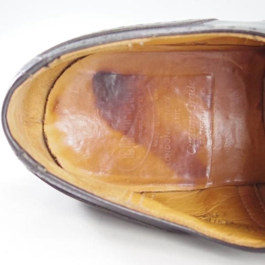 極上★チャーチ 95G/UK9.5【旧チャーチ★ブックバインダーカーフ/73ラスト】3都市ロゴ/CROMWELL/セミブローグ/黒/メンズ/Church's★d607