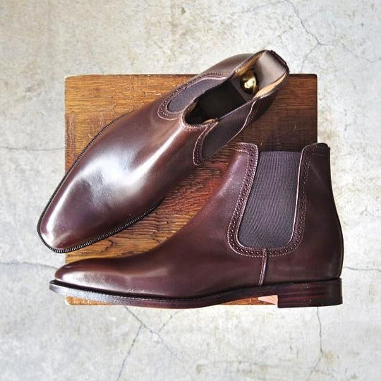 新品★(英)アルフレッドサージェント 7.5EX【貴重★シップス別注/SHIPS】106ラスト/サイドゴア/濃茶/サージェント/Alfred Sargent★d608