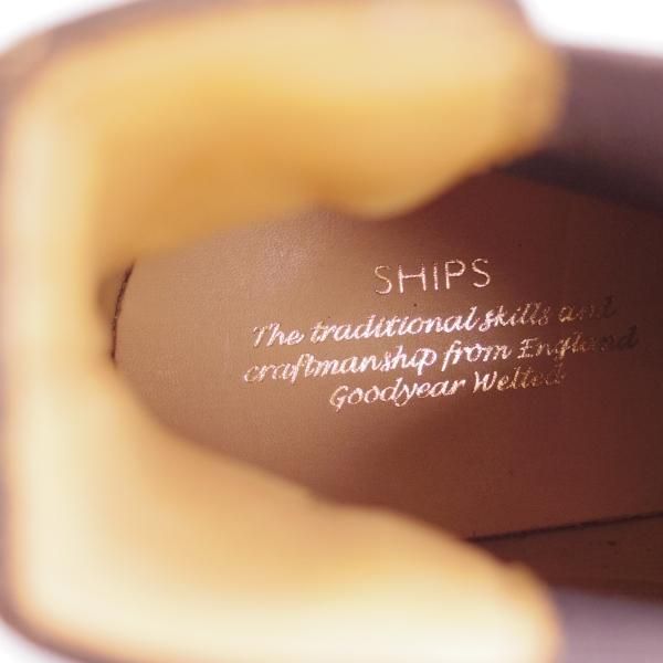 新品★(英)アルフレッドサージェント 7.5EX【貴重★シップス別注/SHIPS】106ラスト/サイドゴア/濃茶/サージェント/Alfred Sargent★d608