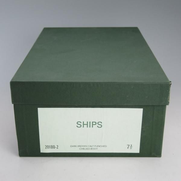 新品★(英)アルフレッドサージェント 7.5EX【貴重★シップス別注/SHIPS】106ラスト/サイドゴア/濃茶/サージェント/Alfred Sargent★d608