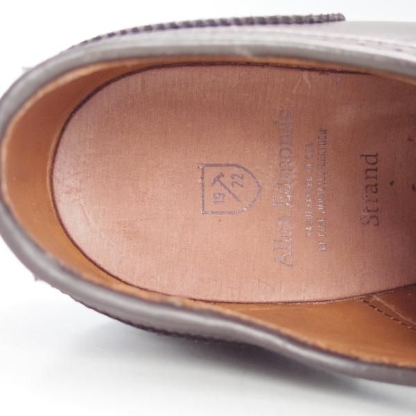 新品★(米)アレンエドモンズ 6D【貴重サイズ★Strand/ストランド】セミブローグ/カーフ/濃茶/メンズ/ALLEN EDMONDS★d610