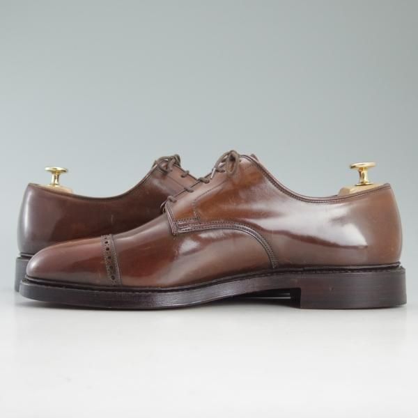 ほぼ未使用★クロケット&ジョーンズ UK9.5/US10D【貴重★ブラウン コードバン/茶】ラルフローレン別注/Ralph Lauren/Crockett&Jones★d611