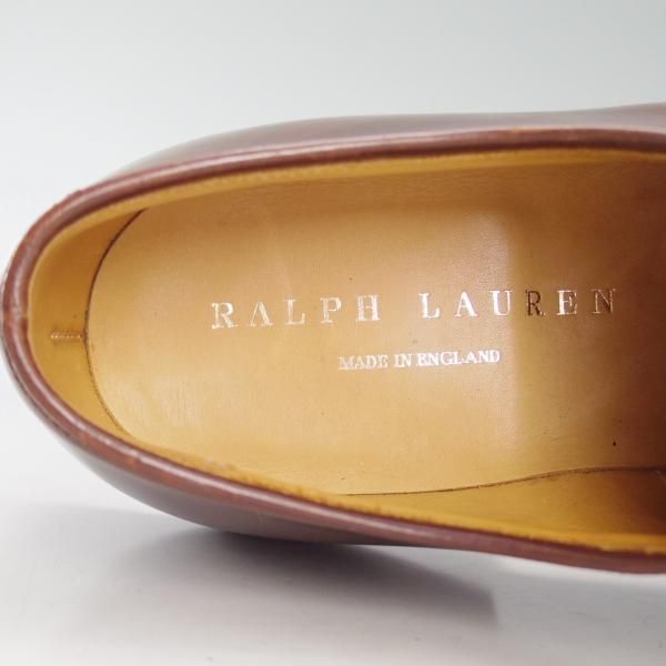 ほぼ未使用★クロケット&ジョーンズ UK9.5/US10D【貴重★ブラウン コードバン/茶】ラルフローレン別注/Ralph Lauren/Crockett&Jones★d611