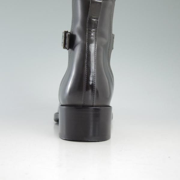 極美品★(仏)サルトル(レディース) SIZE 37.5【★サイドゴアブーツ/PARMAレザー 】SR2803/黒/SARTORE★d612