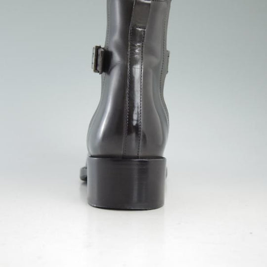 極美品★(仏)サルトル(レディース) SIZE 37.5【★サイドゴアブーツ/PARMAレザー 】SR2803/黒/SARTORE★d612