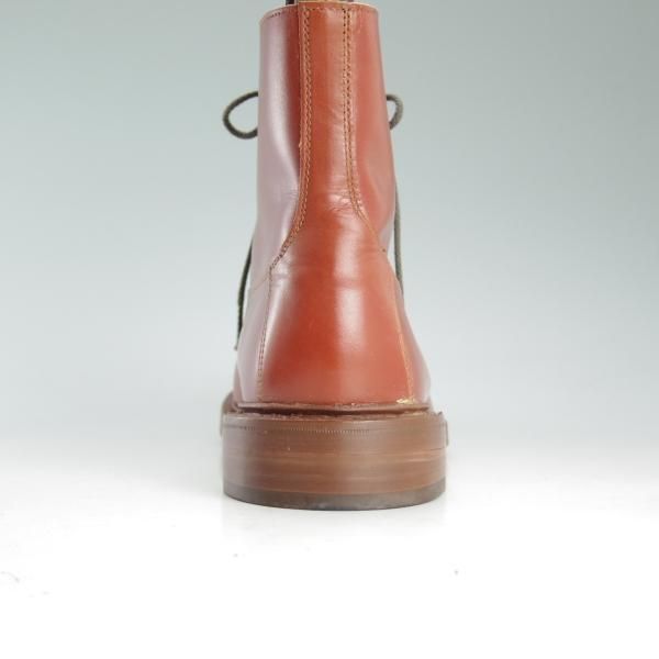 未使用★トリッカーズ SIZE 8.5【希少色★BURFORD/プレーントゥブーツ/SUPER BOOTS】カーフ/茶/メンズ/Tricker's★d613