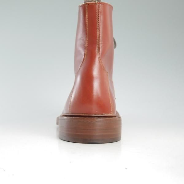 未使用★トリッカーズ SIZE 8.5【希少色★BURFORD/プレーントゥブーツ/SUPER BOOTS】カーフ/茶/メンズ/Tricker's★d613