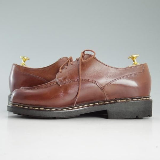 美品★パラブーツ SIZE 5.5【定番★シャンボード/CHAMBORD/マロン/MARRON】Uチップ/TEXソール/リスレザー/茶/メンズ/Paraboot★d614