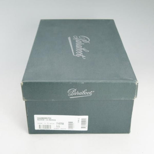 美品★パラブーツ SIZE 5.5【定番★シャンボード/CHAMBORD/マロン/MARRON】Uチップ/TEXソール/リスレザー/茶/メンズ/Paraboot★d614