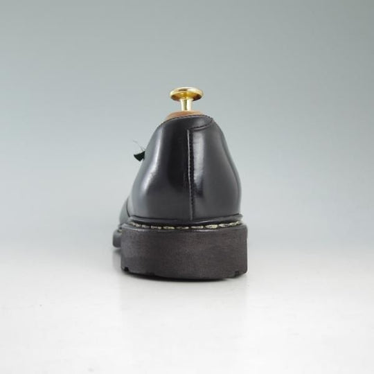 ★パラブーツ SIZE 8.5【★2015年〜展開/PHOTON/フォトン】TEXソール/スリッポン/サイドゴアシューズ/リスレザー/黒/メンズ/Paraboot★d615