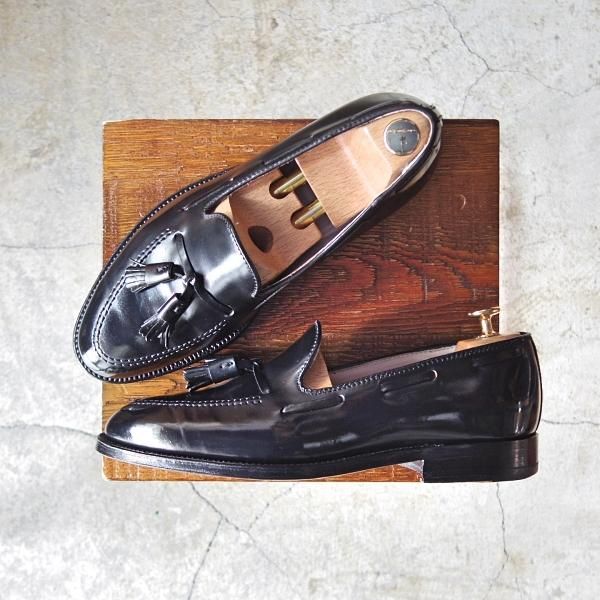 ALDEN 664 タッセルローファー ブラック コードバン 7.5D 革靴 黒